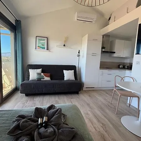 Vue A Piscine Et Parking * Porticcio (Corsica)